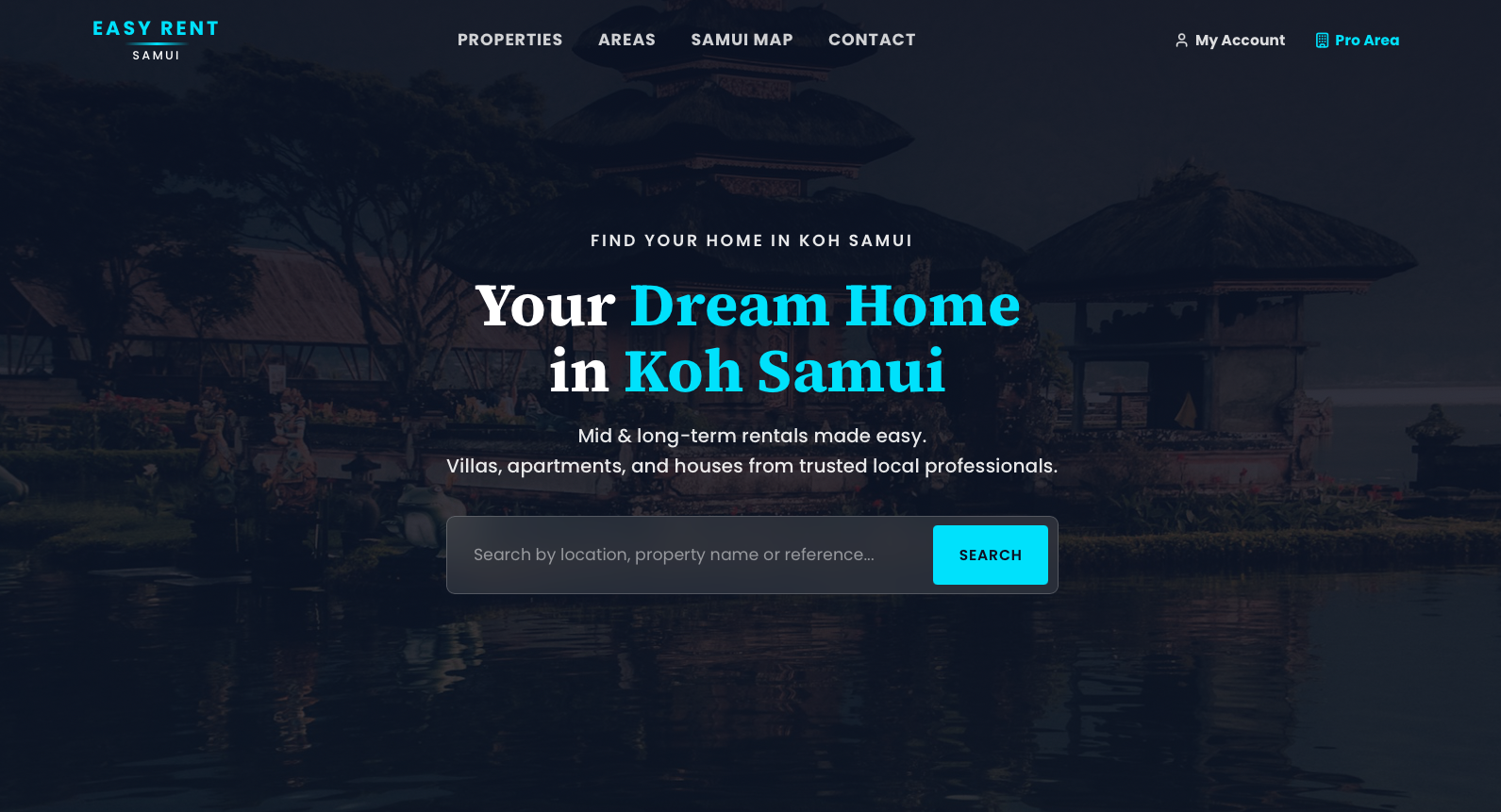 Responsive website designed by Saftal Design — desktop preview